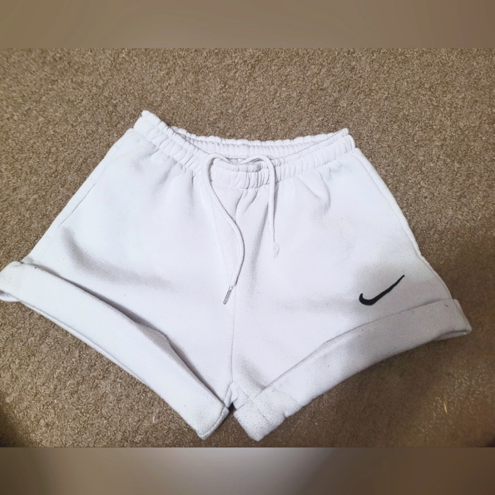 Nike white shorts